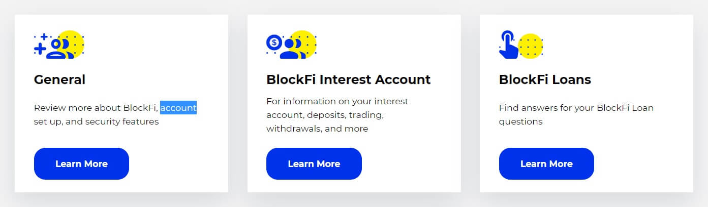 پشتیبانی blockfi