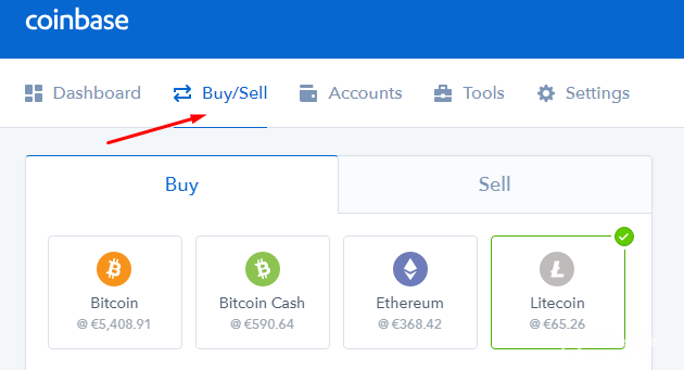 купувайте litecoin с кредитна карта на coinbase